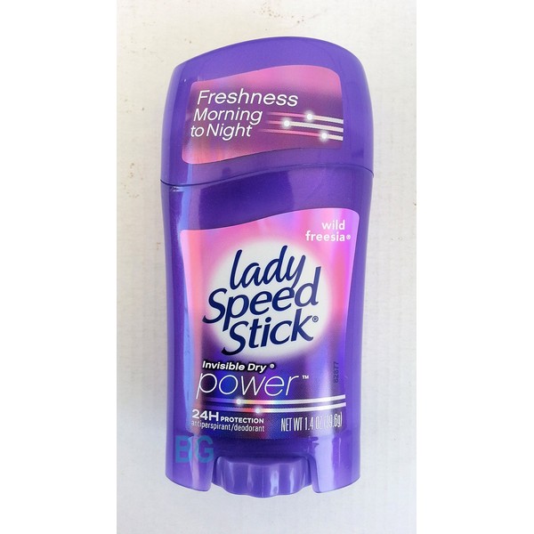 Lady Speed Stick Wild Freesia Fresh Infusions, 24H Protection, 1.4 oz antiperspirant/deodorant (6 pack)