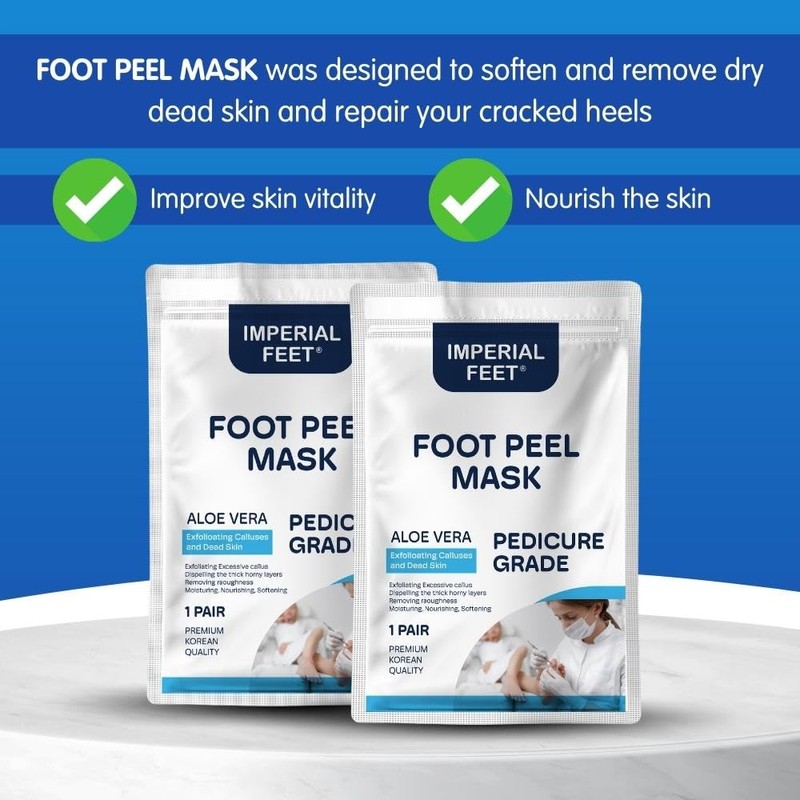 Pedicure Grade Foot Masks That Remove Dead Skin | Smooth