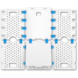 BoxLegend V4 - Tabla plegable para camisas, carpeta de camisa ampliada y ampliada, plegable, herramienta de lavandería para adultos, carpeta de ropa, carpetas de lavandería, tablas plegables para