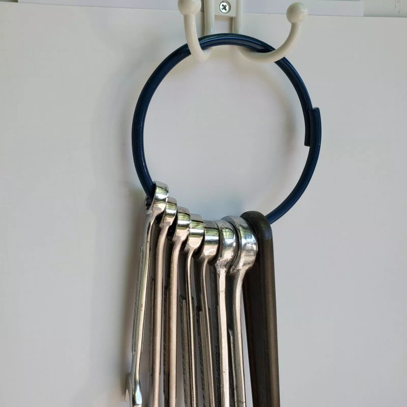 Wrici Wrench ring organizer is a heavy duty steel ring