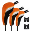 Andux 6pcs/Set Golf Hybrid Club Head Covers and Wood Club