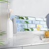XIHACTY 64 Pcs Peel and Stick Beveled Mirror Glass Tile.2.5x1