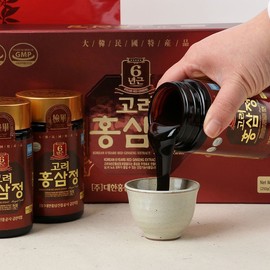 고려 6년근 홍삼정 로얄 250gX4병 /홍삼액 홍삼 Korea 6-Year-Old Red Ginseng Extract Royal 250g X 4 Bottles / Red Ginseng Liquid