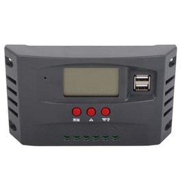 MPPT Solar Charge Controller LCD Colorful Display Photovoltaic PV Solar Charging Controller 12V 24V 30A