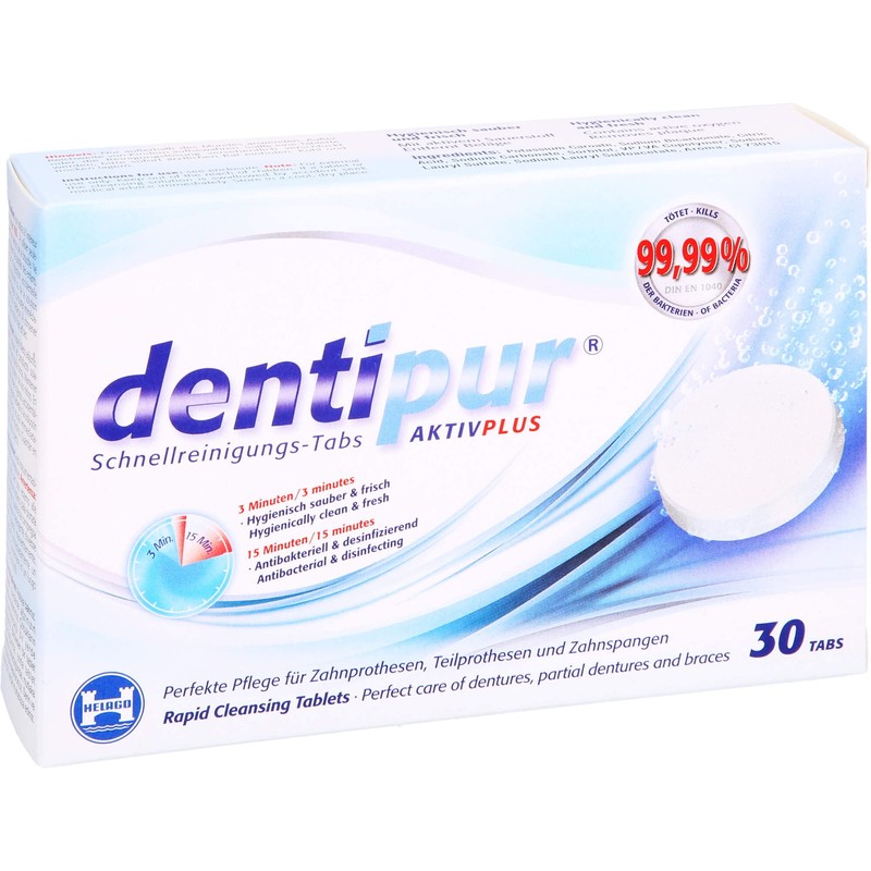 Dent Ipur Quick Cleaning Tablets Pack of 30