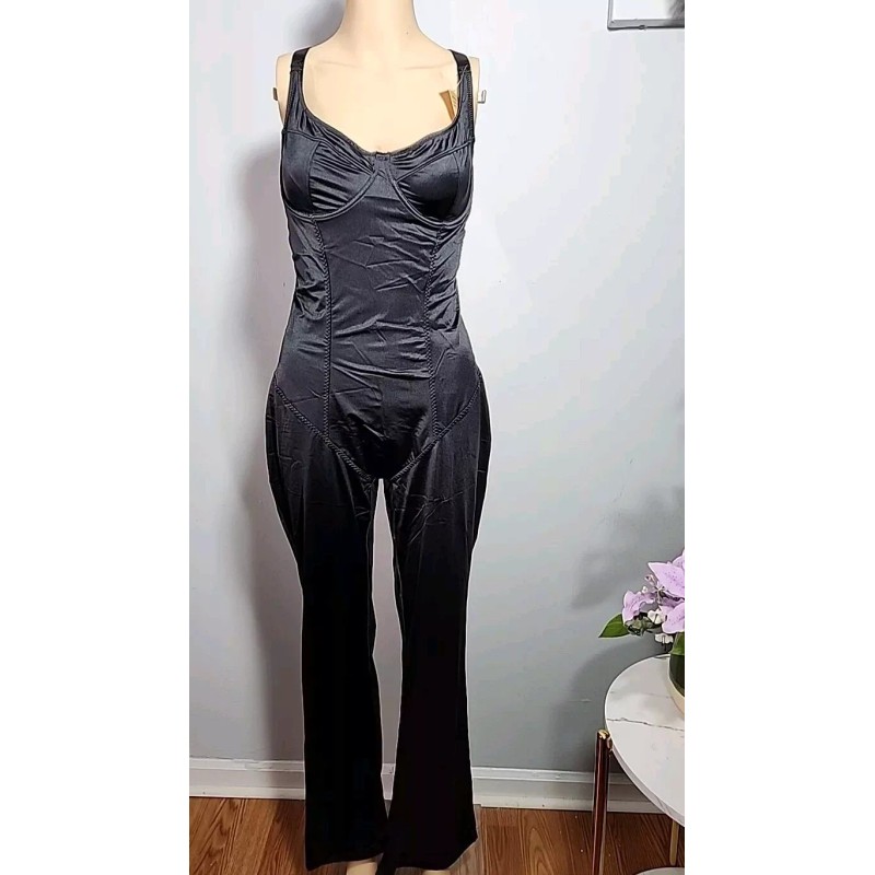 popilush Nwt - Popilush The Shapewear Jumpsuit Metallic Shiny One