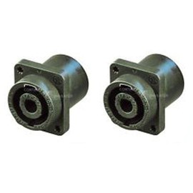 2 New Neutrik NLJ2MD-V PC Panel Mount Combo Speakon & 1/4" Locking Speaker Jack