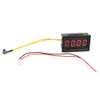 LED Electronic Digital Luminous Car Watch Clock Accessory Decoration (Red)