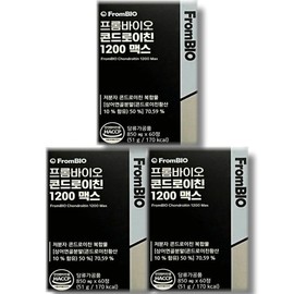 Frombio Chondroitin 1200 Max 850mg x 60 tablets, 3 boxes / 프롬바이오 콘드로이친 1200 맥스 850mg x 60정 3박스
