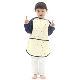 Plie Waterproof Kids Art Smocks 20 Colors (Age 1-10, S-XXL Size), Star Moon (61-L)