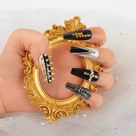 Nail Charms, Charms Nails, Mini Metal Rivets, Punk Nail Charms, Cone Spikes Nail Jewellery, Nail Art Studs, Nail Stones Alloy Nail Pendants, Nail Design Accessories