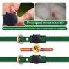 Qianruida Leather Cat Collar Quick Release Kitten Collar Cat Collars