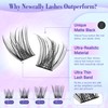 Lash Clusters Kit Wispy Natural Cluster Eyelash Extension Kit DIY