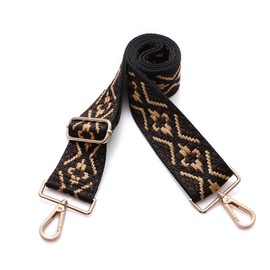 S-Jacorry Purse Strap Replacement Crossbody Wide Shoulder Strap Adjustable Canvas Straps Handbag Strap Replacement Belts, Gold Buckel-951, inch, Canvas,chain,charm,simple