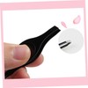 Ipetboom 1Set Stainless Steel Eyebrow Tweezers Mini Eyebrow Clips for