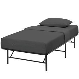 Cottington Lane 4 Piece Cot Sheets Set 30" X 75" with 8 Inch Deep Pocket Dark Grey Solid, 100% Egyptian Cotton Cot Sheets, Perfect for Narrow Twin, Camp Bunk,Trifold Mattress, Guest Bed Replacement