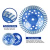 SALI 7 Inch 2pcs Concrete Grinding Wheels 43 Turbo Diamond