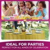 SOL 6pk Gold Round Table Cloth Disposable 140cm Party Tablecloths