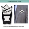 Pocket Squares Holder, Accessories for Men Square Scarf, Suits, Tuxedos,Vests