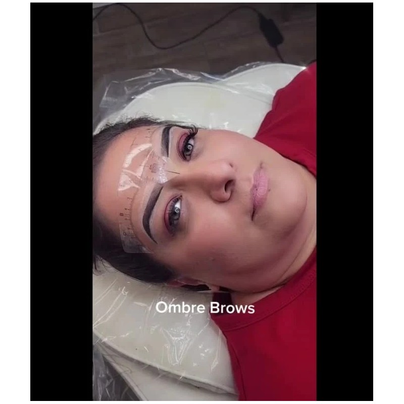 Stylia Disposable Eyebrow Ruler Stencils - Transparent Mapping Stickers