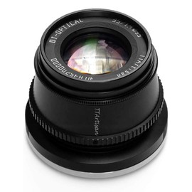TTArtisan 35 mm F1.4 Lens APS-C MF Camera Lens for Sony E-Mount Cameras A5000 A5100 A6100 A6300 A6400 A6500 A6600 NEX A7 A7I A7R A7RIV A7S A7SI A7SII A9 and More E Mount Black