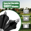 Professional Golf Club Groove Sharpener, Dual Blade SKD11, High Hardness