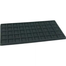 FindingKing 2 Black Flocked 50 Compartment Display Tray Inserts