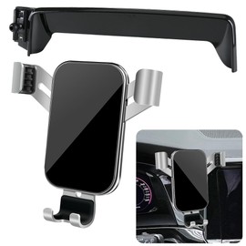 LUNQIN Car Phone Holder for Volkswagen Atlas 2024 2025 and VW Atlas Cross Sport 2024 2025 Screen Stand Auto Interior Accessories Best Cell Phones Mount Cellphone Mobile Cradle Charging GPS Bracket