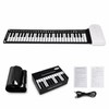 49-Key Roll Up Piano Keyboard for Beginners – Portable Foldable
