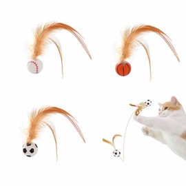 Eedoeccs Cat Toy, Cat Toy, Interactive Cat Ball, Winged Cat Ball, Cat Ball, Cat Toy Ball, Cat Toy Ball, Cat Toy