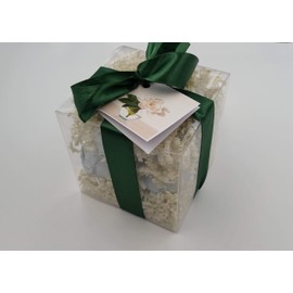 Spa Pure Gardenia Bath Bombs: WHITE GARDENIA GIFT SET with 6 Bath Bomb Fizzies with Shea, Mango & Cocoa Butter, Ultra Moisturizing (14 Oz) Great for Dry Skin, All Skin Types (White Gardenia)