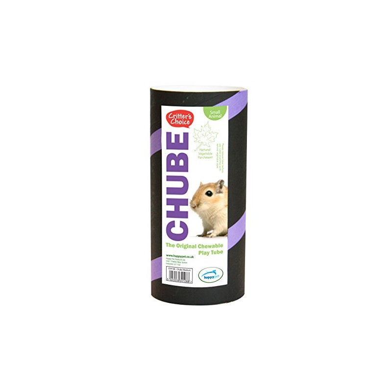 HAPPYPET Critters Choice Chube for Small Animals Natural Vegetable Parchment