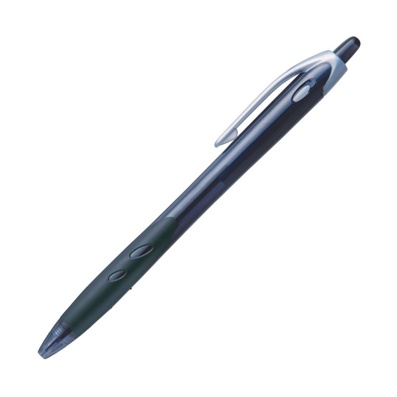 Pilot BRG100B10B Oil Based Ballpoint Pens, Rex Grip, 1.2, Black,