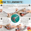 Textured Self Adhesive Laminating Sheets, Smooth Satin Finish, 9 x