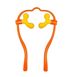 SHAOCN　肩こり解消グッズ　首マッサージ機　肩こり　首こり　首マッサージ　ツボ押し　肩甲骨　首ストレッチ　指圧器　マッサージ棒　ネックマッサージャー　かたもき器具　つぼ押し棒　頸椎マッサージ器　ダブルゲルマ　