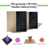 BORDSTRACT Double Sided Building Plate, PEI Texture + PEY Colour