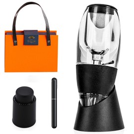 WEITIN Wine Decanter Vacuum Wine Stopper Keeps Freshness Longer - Antioxidant Vacuum Preservation Antioxidant Vacuum Storage Vacuum Aerator Gift for Wine Enthusiasts Gift Box Set