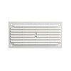 TIMCO 1218WF Timloc 6x3 Plastic Internal Louvre Mini Vent Flyscreen White White-6x3-Plastic