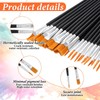DOPENSPI 40PCS Paint Brushes Set, Nylon Hair Paint Brushes