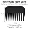 Professional Streaker Comb Anti-Static Wide Tooth Comb Styling Comb Detangling
