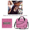 BAGLHER Embroidery Storage Bag, Embroidery Project Carrying Bag for Embroidery