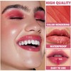 Brillos De Labios Hidratante 4PCS Nude Lip Gloss Líquido Lápiz