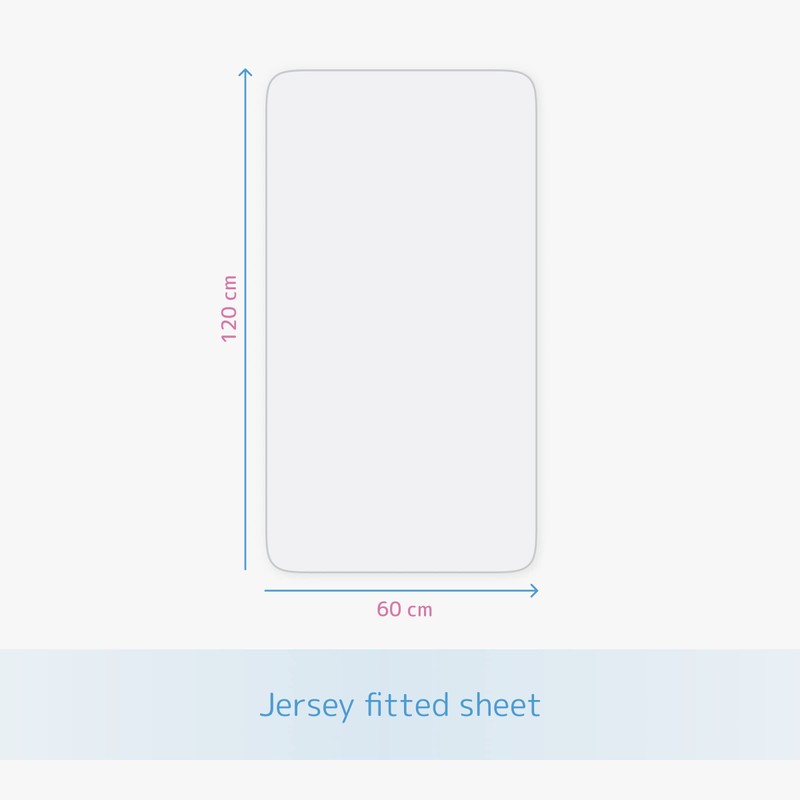 5 Piece Baby Bedding Duvet Pillow with Covers & Jersey