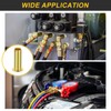 uxcell 5Pcs Fit for 4.2mm(3/16") Tube ID Brass Compression Fitting,
