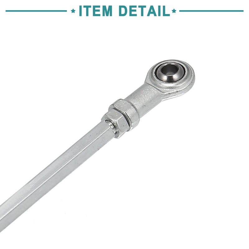 ACROPIX 11.10 Inch X0.94 Inch Universal Steering Tie Rod Silver