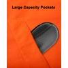 Roicaholy Men's Orange Hunting Vest, Waterproof and Ultra-quilt Fabric, with