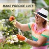 Chumia 6 Pcs Garden Flower Shears Pruning Scissors Heavy Duty