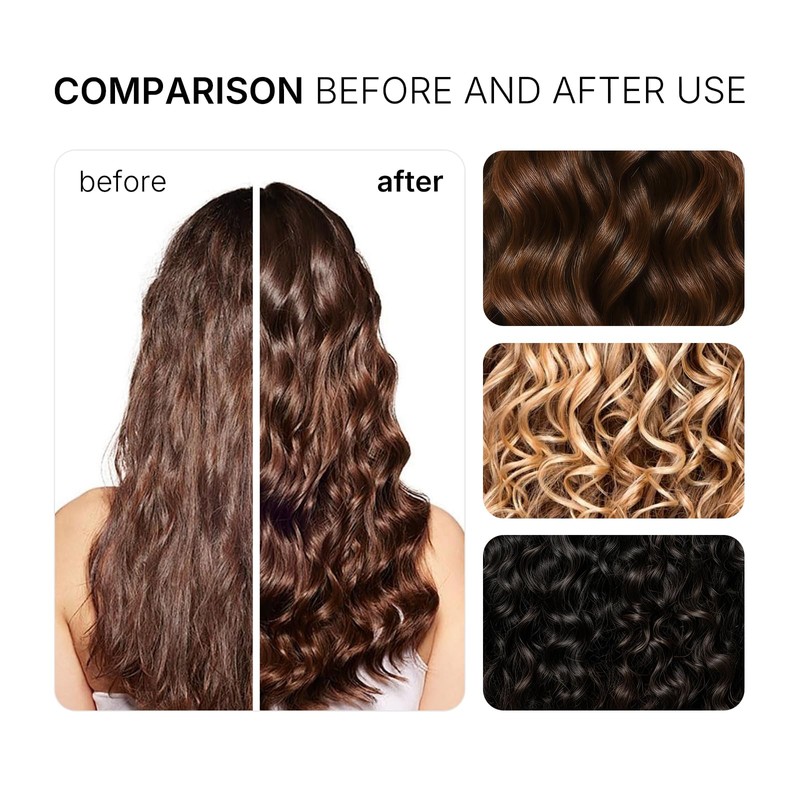 Karseell Curl Defining Cream for Wavy, Curly and Coily Hair,