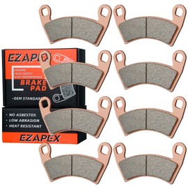 Upgraded Brake Pads Compatible with Polaris RZR XP 1000 EPS 2022 2021 2020 2019 2018 2017 2016 2015 2014 & 2014-2021 RZR 1000 XP 4 Except Premium Edition 4 Sets Sintered Copper FA452 OE 1911228