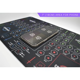 Ultimate Commander Zone MTG Mat | 17"X11" EDH Life + Resource Tracker